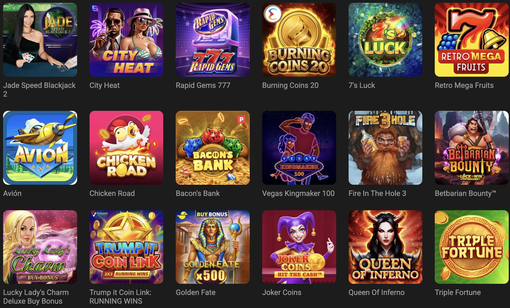 GGBET Casino Games